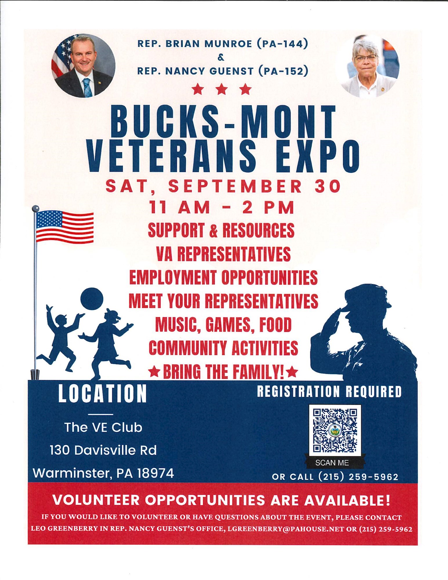 Bucks Mont Veterans Expo September 30, 2023