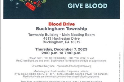 American Red Cross Blood Drive - December 7, 2023