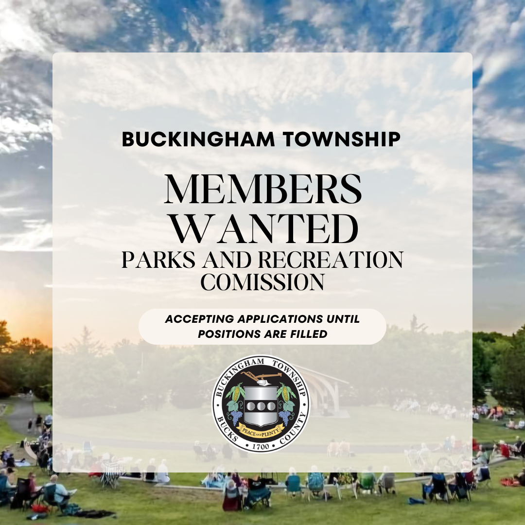Members Wanted-Park & Recreation Commission