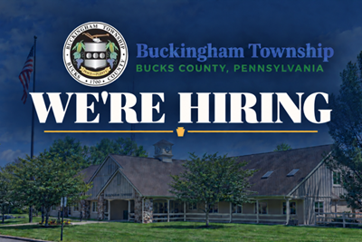 Buckingham Township is Hiring!